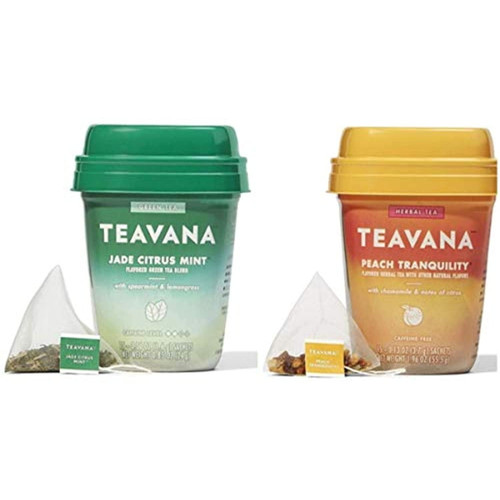 Teavana Cold Buster Medicine Ball Tea Peach Tranquility And Jade Citrus Mint