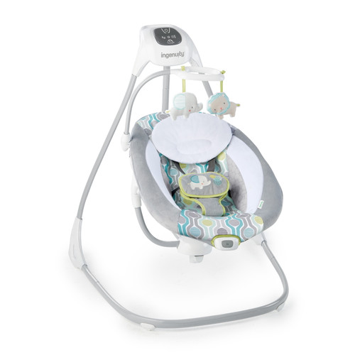 Ingenuity Simplecomfort Multi-direction Compact Baby Swing With Vibrating Seat, Unisex - Everston