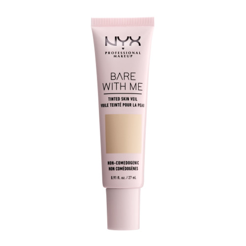 Nyx Professional Makeup Bare With Me Tinted Skin Veil, Lightweight Bb Cream, Vanilla Nude