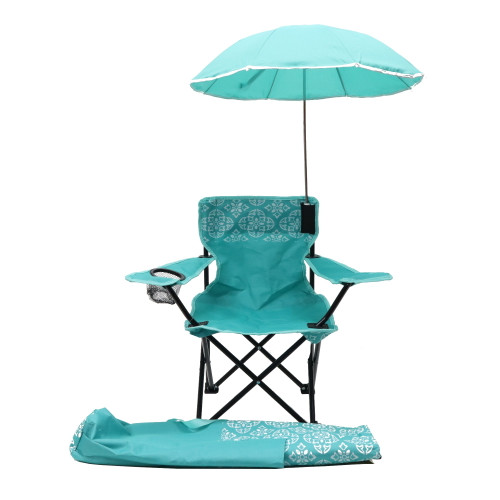 Beach Baby All-season Umbrella Chair, Matching Carry Bag, Medalion Teal