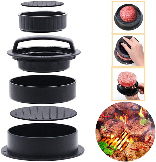 Stuffed Burger Press Patty Maker Non-stick Burger Maker Mold For Sliders, Regular Beef Burger, Bbq