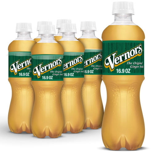 Vernors Ginger Ale Soda Pop, 16.9 Fl Oz, 6 Pack Bottles