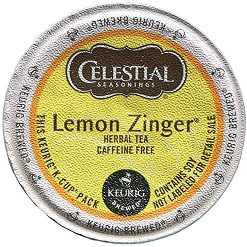 Celestial Seasonings Keurig Lemon Zinger Tea K-cups 24 Ct