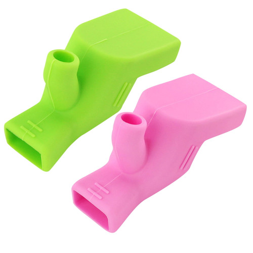 Silicone Bathroom Sink Faucet Extender For Baby Kids Children Hand Washing 2pcs Practical Home Supplies