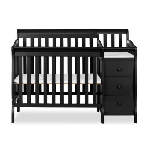 Dream On Me Jayden 4-in-1 Convertible Crib With Changer Black