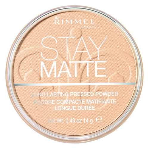 Rimmel London Stay Matte Pressed Powder, Transparent, 0.49 Oz
