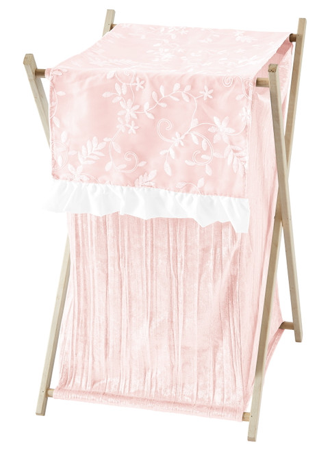Pink Floral Lace Laundry Hamper By Sweet Jojo Designs