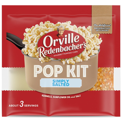 Orville Redenbacher's Simply Salted Gourmet Popcorn Kit, 3.71 Oz