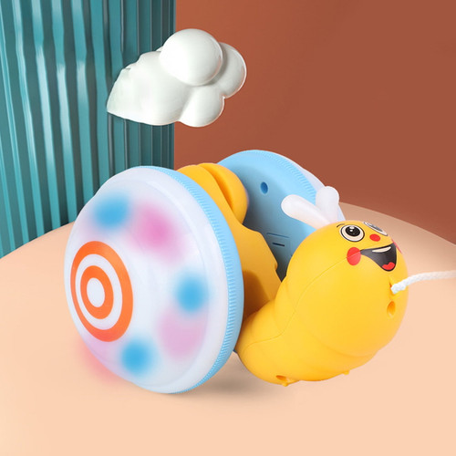 Meitianfacai Deals Toys Leashing Rope Snail Baby Toddler Toy Learning Toys For Toddlers Baby Walker With Light And Music