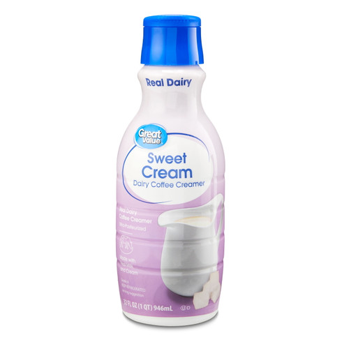 Great Value Sweet Cream Coffee Creamer, 32 Fl Oz