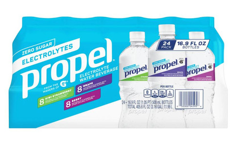 Propel Zero Calorie Flavored Water Variety Pack (16.9oz / 24pk)