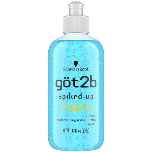 Got2b Spiked Up Styling Hair Gel, Max Control, 8.81 Oz