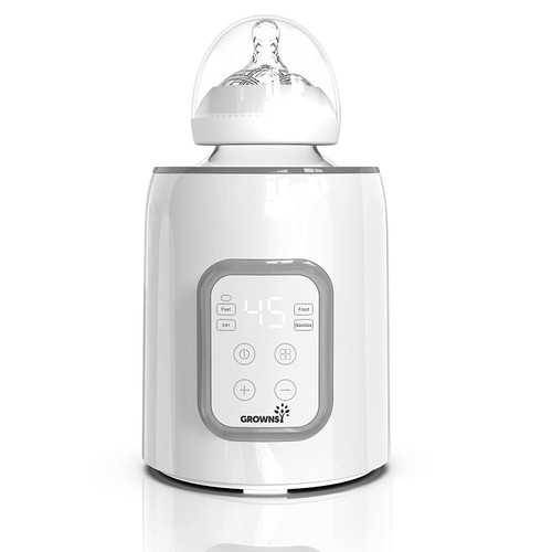 Grownsy 5-in-1 Fast Baby Bottle Warmer Bottle Sterilizer With Timer Bpa-free Breastmilk Warmer With Lcd Display