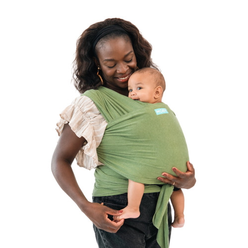 Moby Elements Wrap Baby Carrier In Kiwi