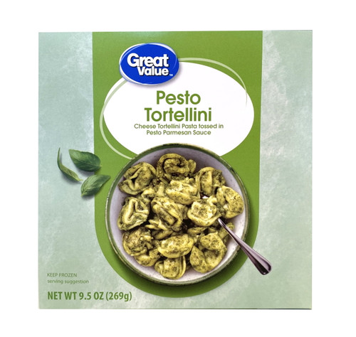 Great Value Pesto Tortellini, Frozen Meals, 9.5 Oz.