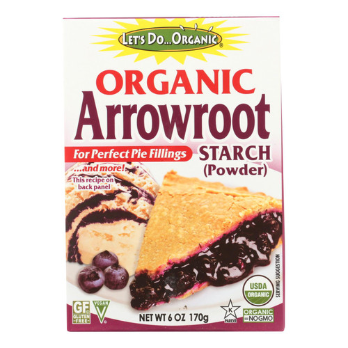 Let's Do Organic - Organic Arrowroot Starch - Case Of 6 - 6 Oz.