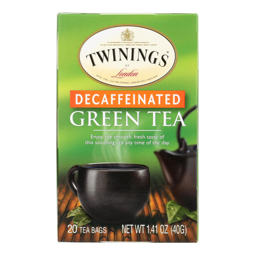 Twinings Green Tea Decaffeinated 20 Tea Bags Pack Of 3