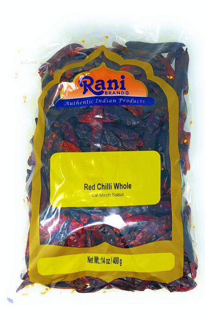 Rani Chilli Whole Stemless 14oz (400g) ~ All Natural | Vegan | No Colors | Gluten Friendly | Non-gmo