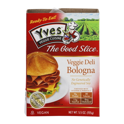 (8 Pack) Yves Veggie Deli Sliced Bologna, 5.5 Oz