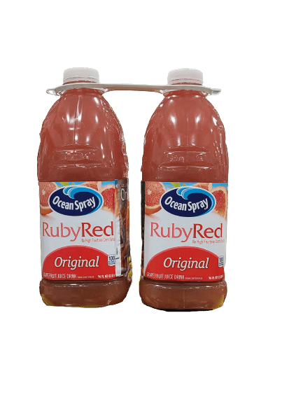 Ocean Spray Ruby Red Grapefruit Juice - 96oz, Pack Of 2