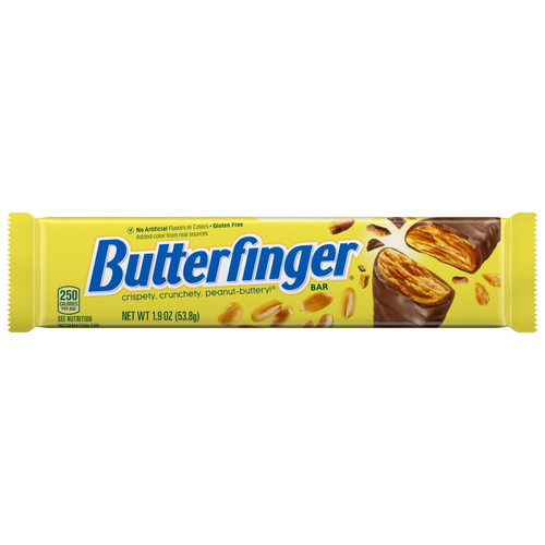 Butterfinger Chocolatey, Peanut-buttery, Full Size Candy Bars, Great For Holiday Stocking Stuffers, 1.9 Oz Each