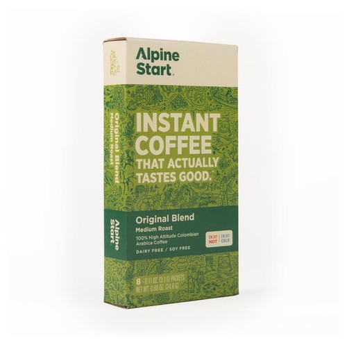 Alpine Start Original Blend Instant Coffee, 8 Sticks