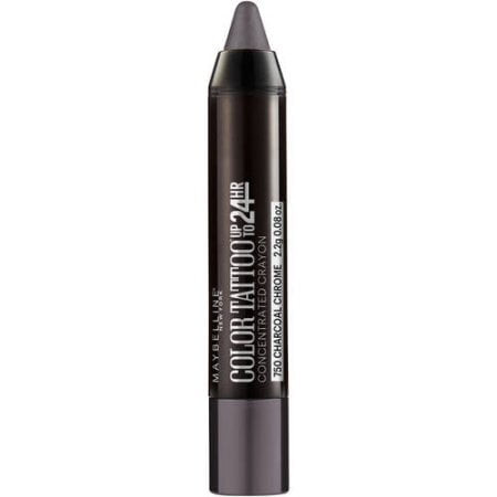 Maybelline Eyestudio Color Tattoo Concentrated Crayon, Audacious Asphalt, 0.08 Oz