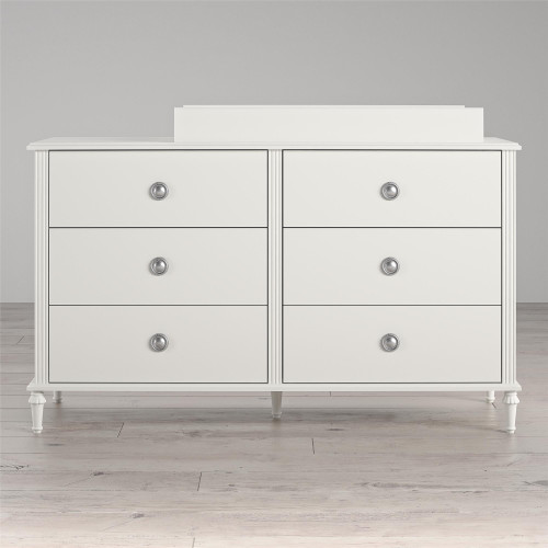 Little Seeds Rowan Valley Arden 6 Drawer White Changing Dresser