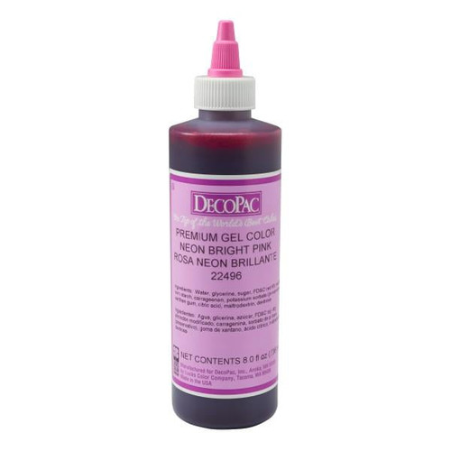 Decopac Neon Pink Premium Gel Color