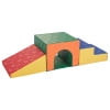 Ecr4kids Softzone Single Tunnel Climber, Toddler Foam Climber For Safe Active Play - Assorted