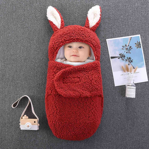 Juebong Baby Romper Deals Infant Baby Boys Girls Baby Swaddle Blanket Wrap Cute Newborn Sleeping Bear Soft Wearable Swaddling Receiving Plush Blanket
