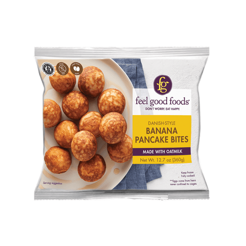 Feel Good Froods Gluten-free Oatmilk Banana Pancake Bites