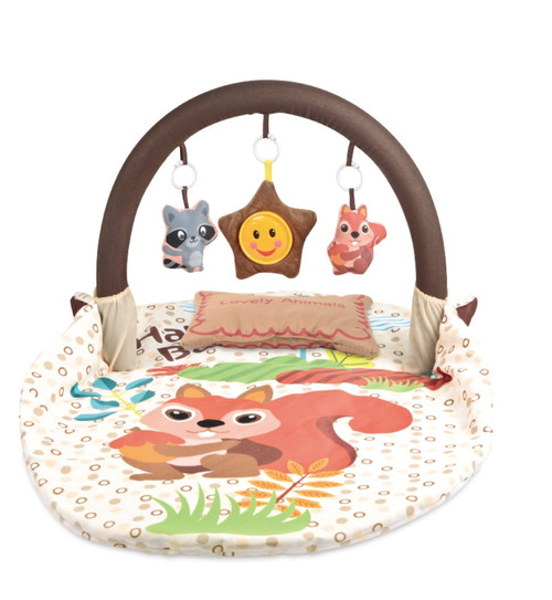 Lovecom Baby Gym Play Mats Foldable And Detachable Tummy Time Mat Toys Music Play Mat For Infant