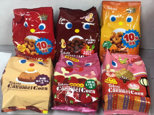 Tohato Caramel Corn - Caramel Seller Randomly Select 3 Different Flavors