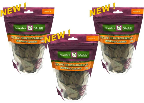 Soursop Leaves Hoja De Guanabana Herbal Infusion Value Pack (105g)