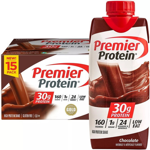 Premier Protein High Protein Shake Chocolate 11 Fl. Oz. 15 Pk