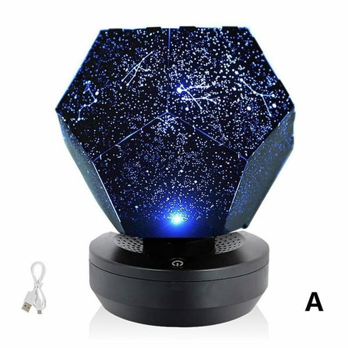 Romantic Led Starry Night Lamp 3d Star Projector Light For Bedroom Decor, Usb Music Galaxy Sky Projector Lights