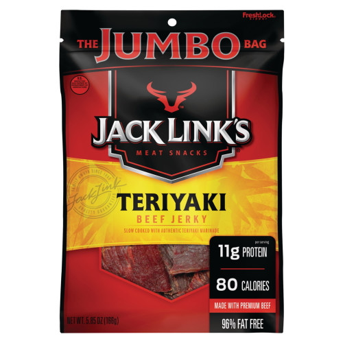 Jack Link's Teriyaki Beef Jerky Jumbo Bag, 5.85 Oz