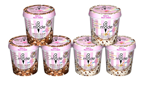 A La Mode 6ct, 16 Oz - Speed Bump & Cooks Ice Cream Pints Cooks Ice