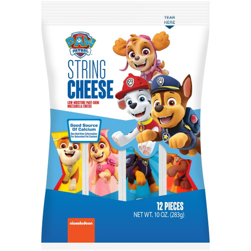 Paw Patrol Strings Mozzarella Cheese, 10 Oz, 12 Ct