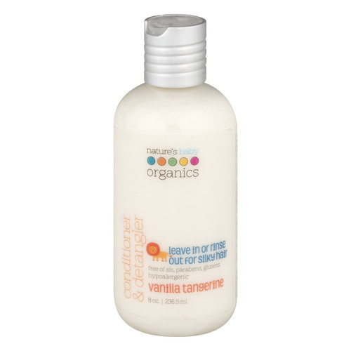 Nature's Baby Organics Conditioner & Detangler Vanilla Tangerine, 8.0 Oz