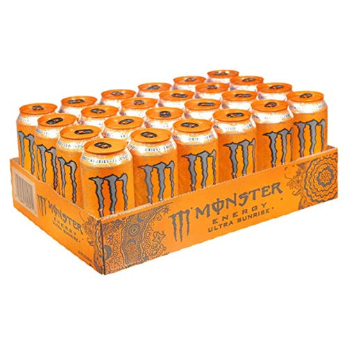 Monster Ultra Sunrise (16 Oz. Cans, 24 Ct.) - (original From Manufacturer - Bulk Discount Available)