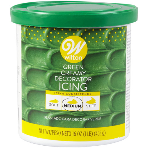 Wilton Green Creamy Decorator Icing, 16 Oz.
