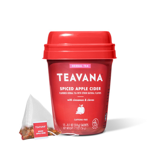Teavana Herbal Tea, Spiced Apple Cider, Tea Bags, 12 Count Pack