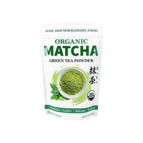 Cherie Sweet Heart Matcha Green Tea Powder - Usda Organic, Smoothies, Lattes, Baking, Recipes - Antioxidant, Energy - 1 Lb