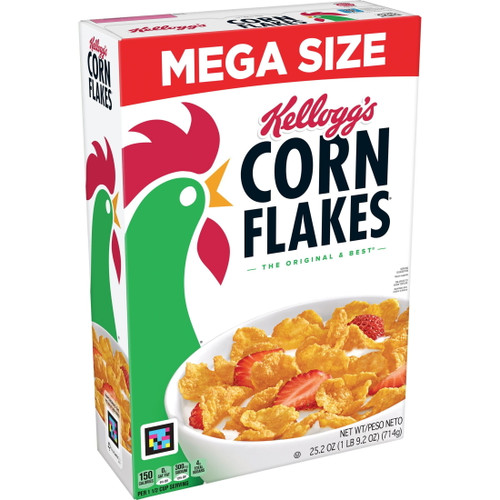 Kellogg's Corn Flakes Breakfast Cereal, Original, 25.2 Oz