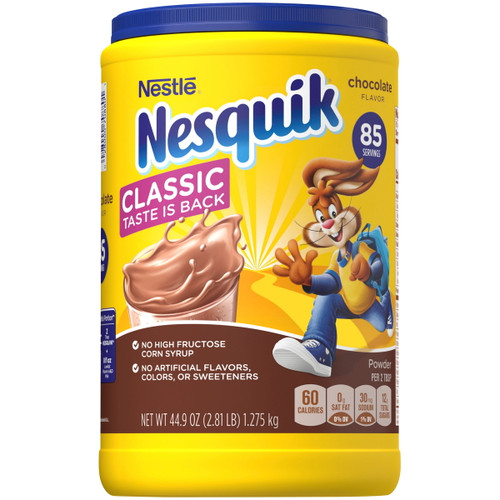 Nesquik Chocolate Powder Drink Mix 44.974 Oz.