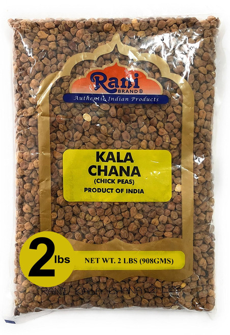Rani Kala Chana (desi Chickpeas Chana With Skin) 32oz (2lbs) 907g ~ All Natural | Gluten Friendly | Non-gmo | Vegan | Indian Origin