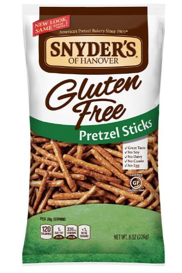Snyder's Of Hanover Pretzel Sticks - Gluten Free - Case Of 12 - 8 Oz.