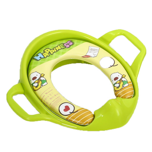 Lilgiuy Potty Training Seat For Kids Boy Girl Toilet Seat With Cushion Handle Backrest
